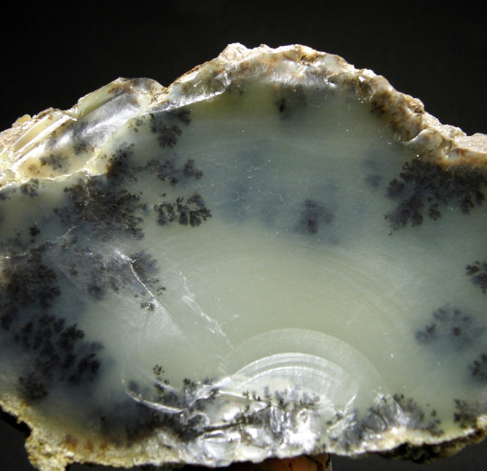 Dendritický opál, Stupná,  foto P. Šindelář